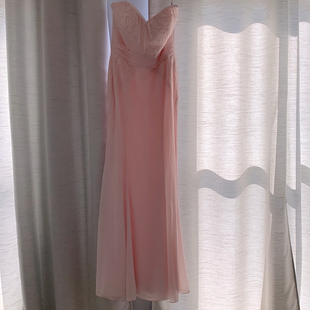 Pink bridesmaid dress